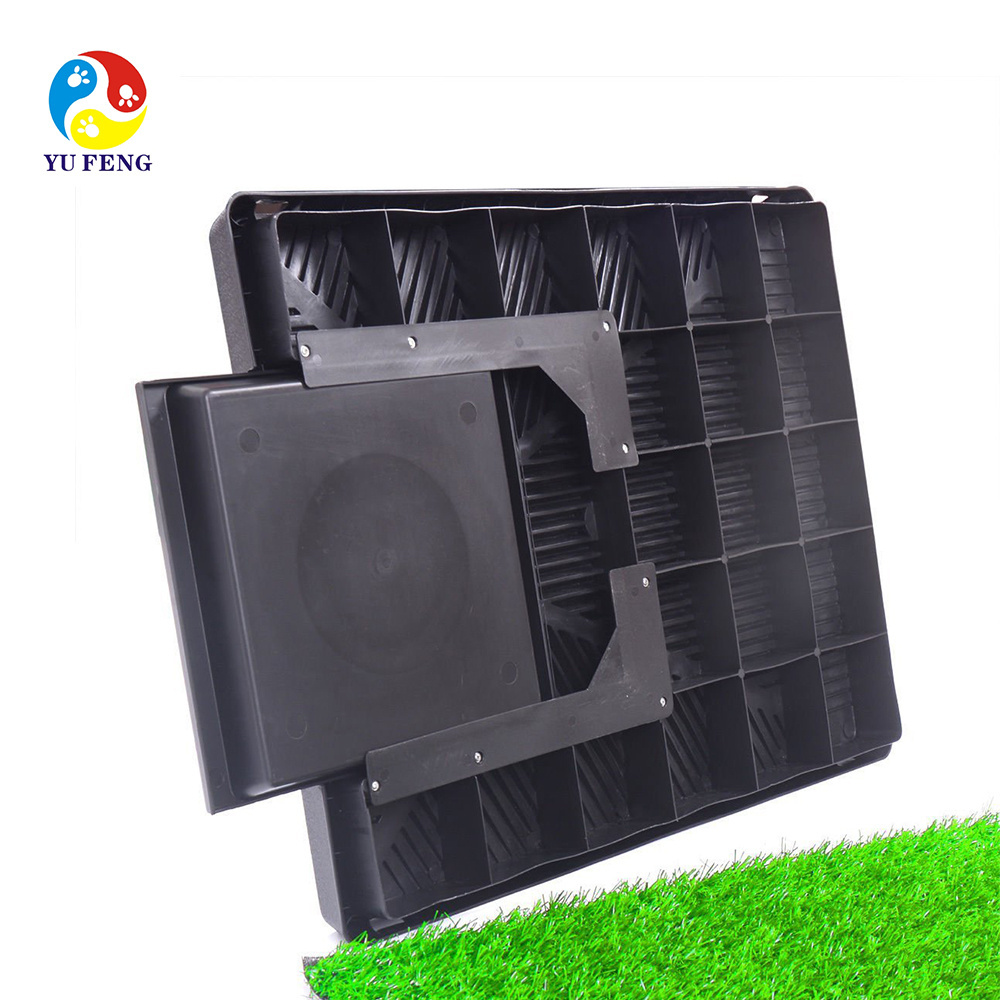 Outdoor Puppy Dog Pet House Potty Training Pee Pad Mat Tray Grass Toilet Indoors