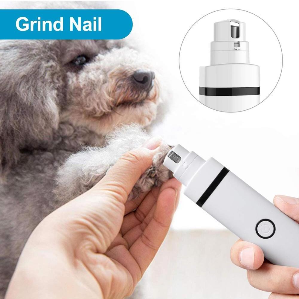 3 in 1 Electric Pet Nail Grinder, Dog and Cat Grinding Tool for Grooming, Trimming, and Shaping Paws