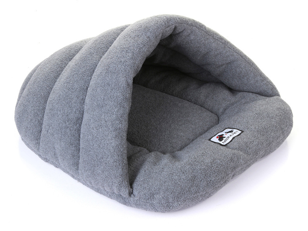 Soft Polar Fleece pet Dog Beds Winter Warm Pets Heated Mat Small Dog Kennel House for Puppy Cats Sleeping Bag Nest Cave Beds