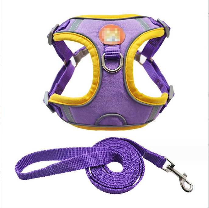 Pet Dog Harness Vest Adjustable Puppy Chest Strap Reflective Safety Lead Strap for Small Large Dog Bulldog Chihuahua Accessories