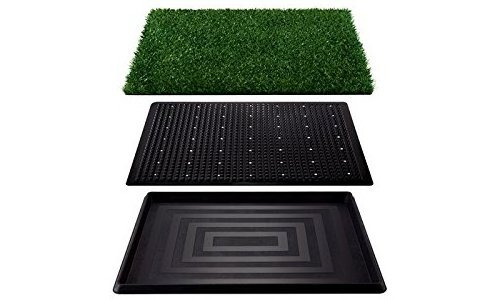 Hot Artificial Grass Urinal Pad Pet Lawn Toilet Mat Indoor Puppy Dog Potty Training Tray Grass House Toilet Tray