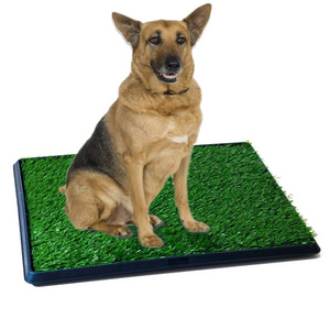 Hot Artificial Grass Urinal Pad Pet Lawn Toilet Mat Indoor Puppy Dog Potty Training Tray Grass House Toilet Tray