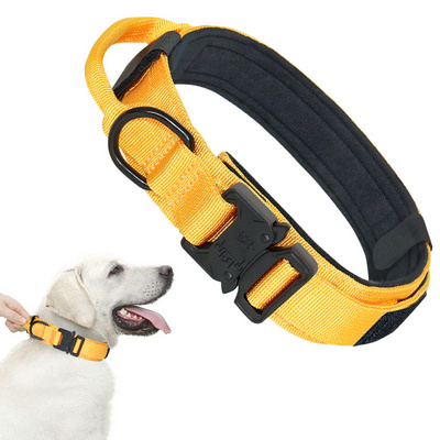 Strong Dog Military Tactical Collar Pet Bungee Leash Durable Nylon Pet Training Collars With Handle Large Dogs French Bulldog