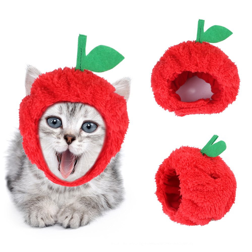 Pet Hat For Cats Animal Shape Personalized Costume Small Dog Accessories Winter Warm Headwear Kitten Cat Accessories