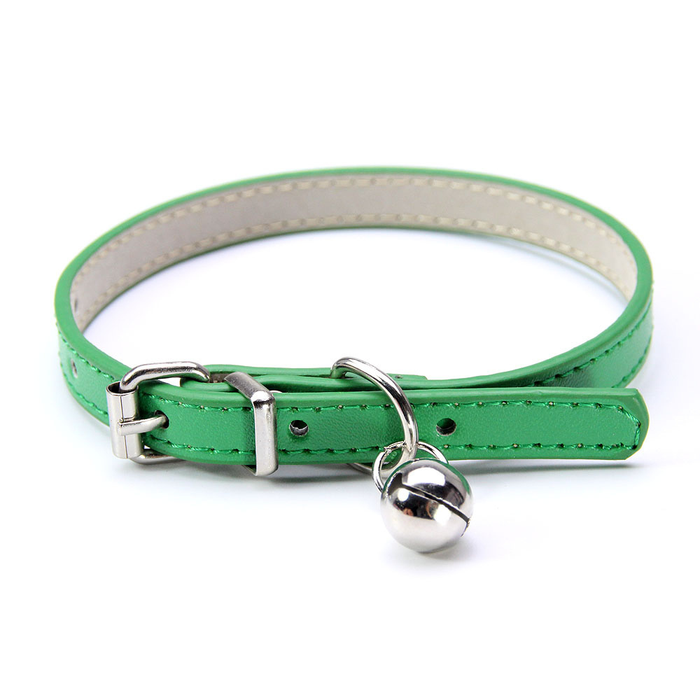 Real Leather Dog Collar Soft Puppy Cat Collars Adjustable Chihuahua Necklace Alloy Buckle Dog Chain For Small Dogs Pet Supplies