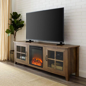 Metal Living Room Furniture Console Table Cabinet Fireplace Tv Stand