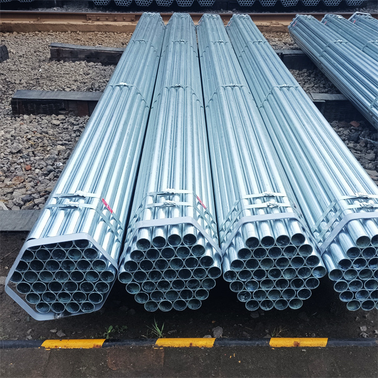 hot-dip galvanized pipe 35mm 45mm 55mm mild round steel pipe manufacturer