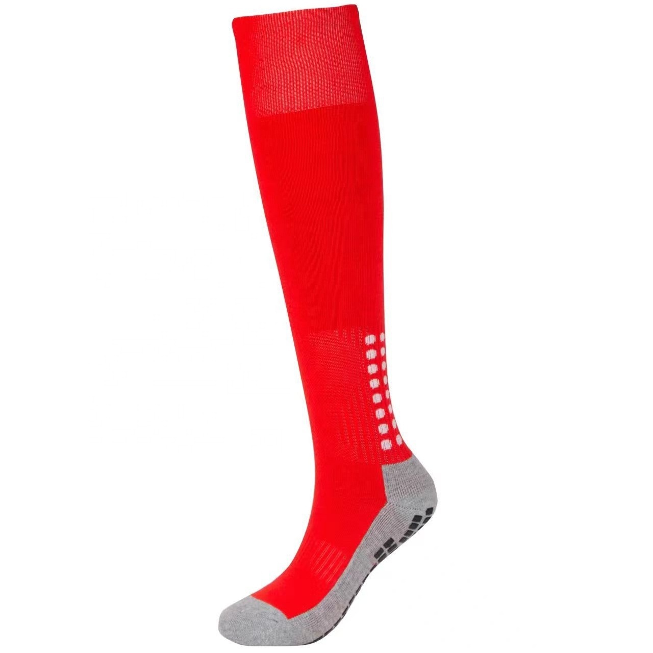 Wholesale of new men's long tube pressure socks, towel bottom glue, anti slip football socks