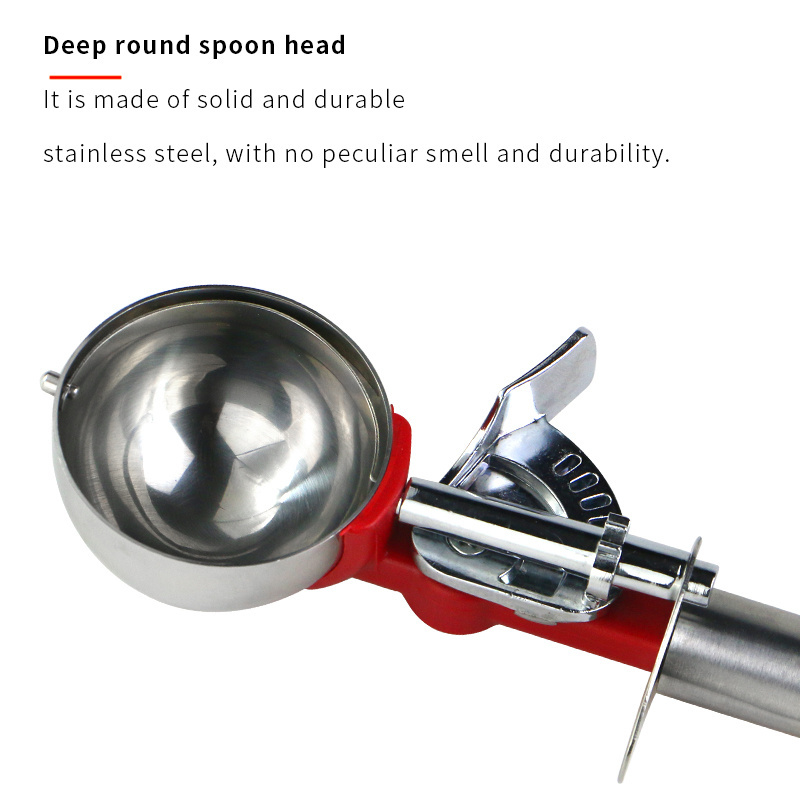 AMAZON TOP SELLER 2022 KITCHEN ACCESSORIES ICE CREAM TOOLS FOOD GRADE ICE CREAM SCOOP STAINLESS STEEL