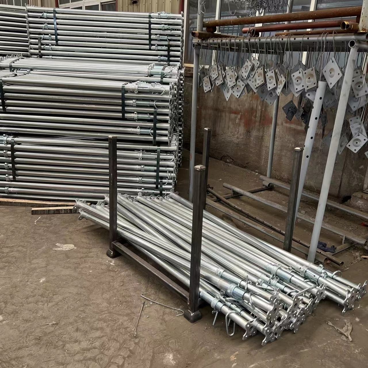 CE Adjustable Galvanized-Powder Coated Scaffolding Telescopic Steel Prop Shoring Post Wholesale