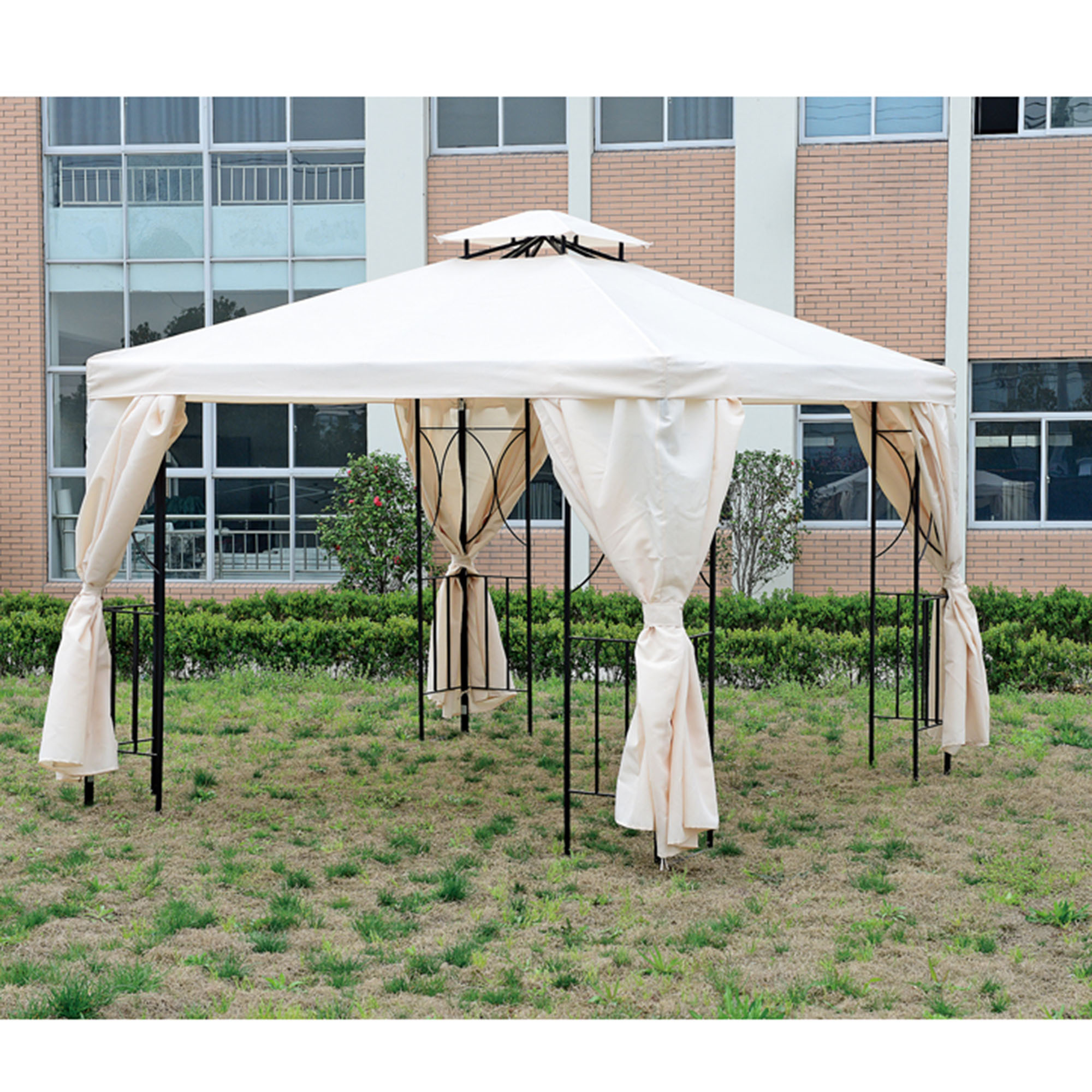 3x3m wrought iron gazebo for outdoor and garden