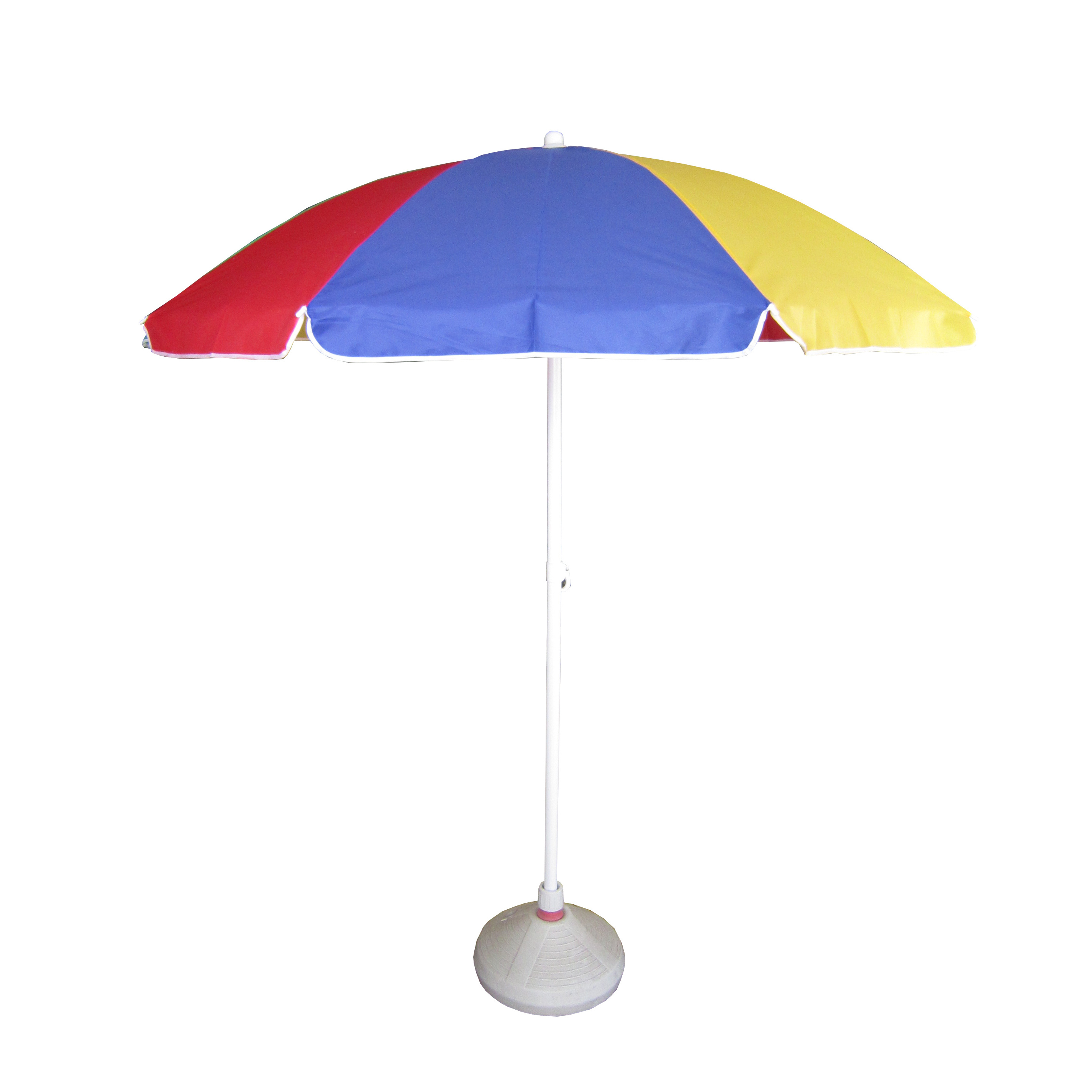 oxford beach umbrella with watermelon color with tilt