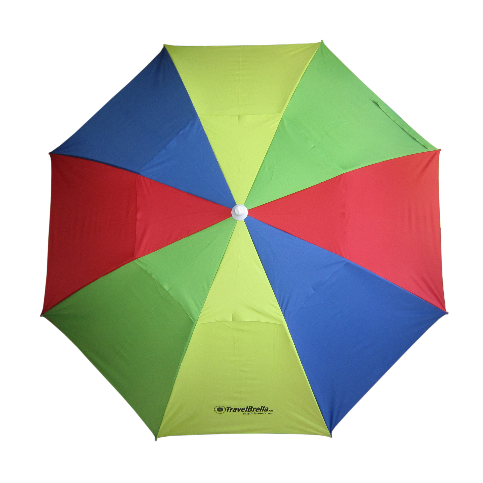 6ft twice folded Portable beach umbrella with sand anchor windproof Fits in a large Suitcase for travel