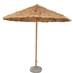 2.7 M 48 mm pole straw umbrella