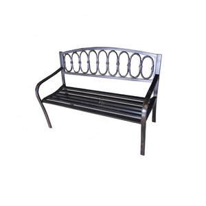 Comfortable and Durable metal Garden iron park bench