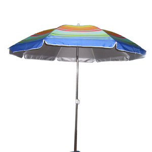 Alu beach umbrella with UV protection