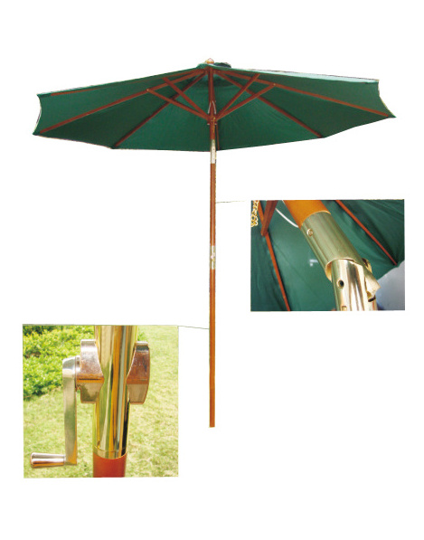 Party events wood frame umbrella