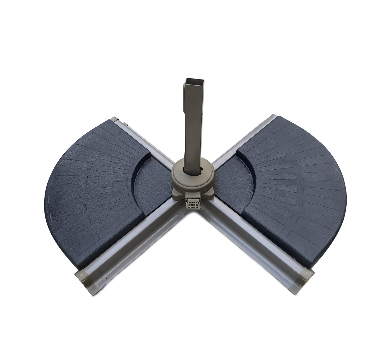 Outdoor Patio Offset parasol base,Sector Umbrella base parts