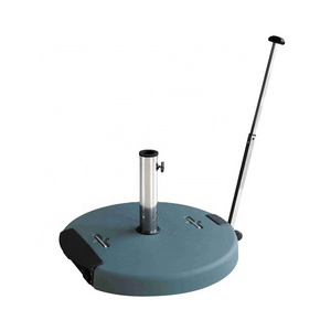 Heavy weight Concrete Umbrella base with wheels and handle