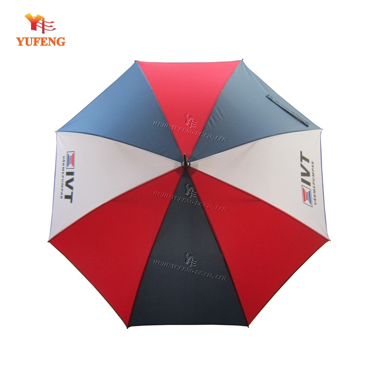 Automatic Open Stick Umbrellas with logo for promotion