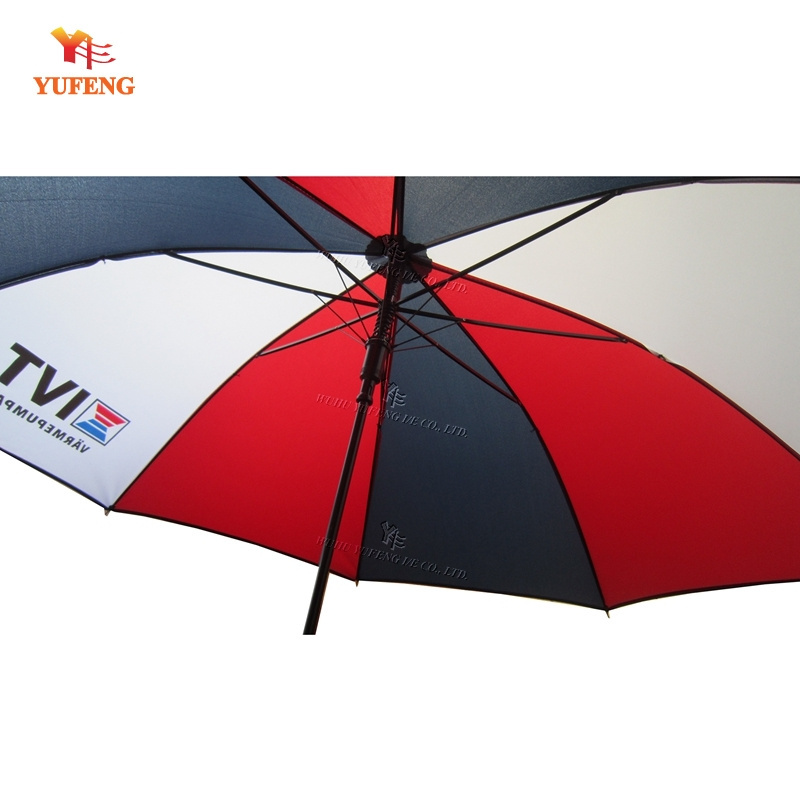 Automatic Open Stick Umbrellas with logo for promotion