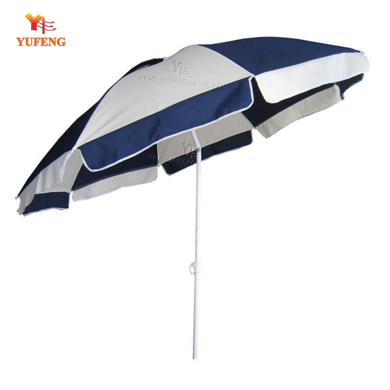 Manual open inclined sun umbrella with carry bag