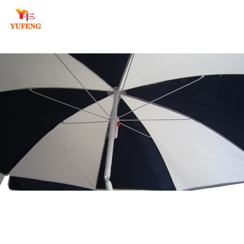 Manual open inclined sun umbrella with carry bag