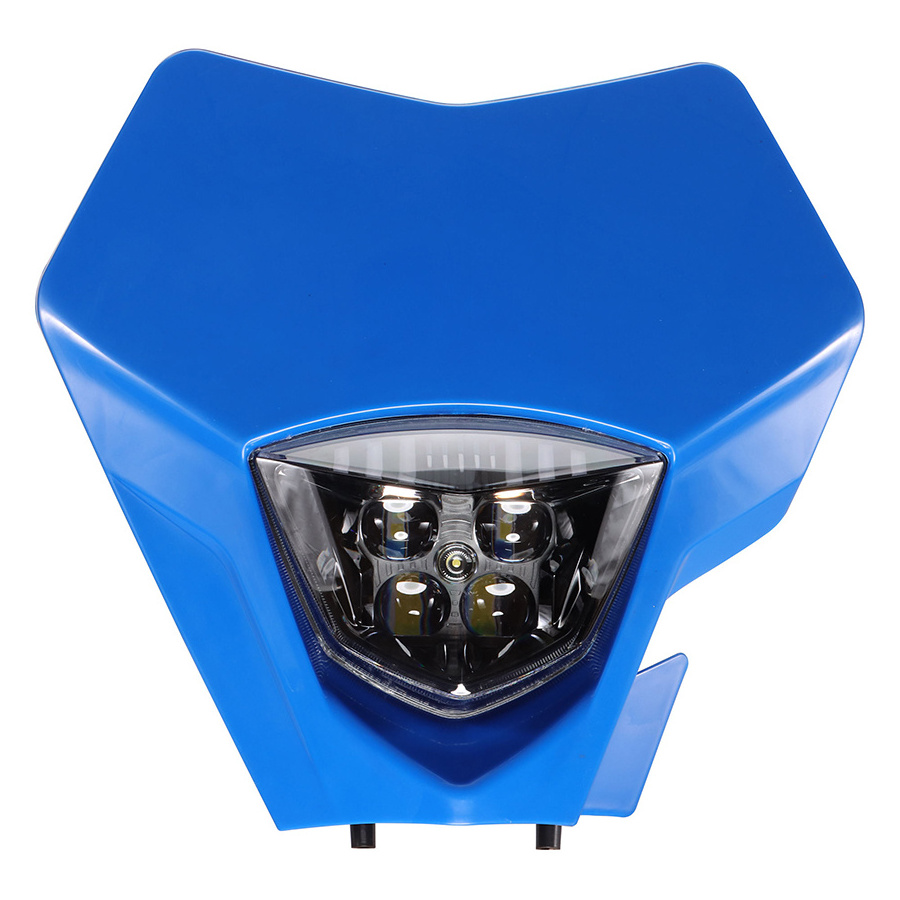 Universal Motorcycle Led Headlight Fairing Head Lamp For TTR230 YZ250F YZ450F WR450F WR250R Most Dirt Pit Bike Supermoto