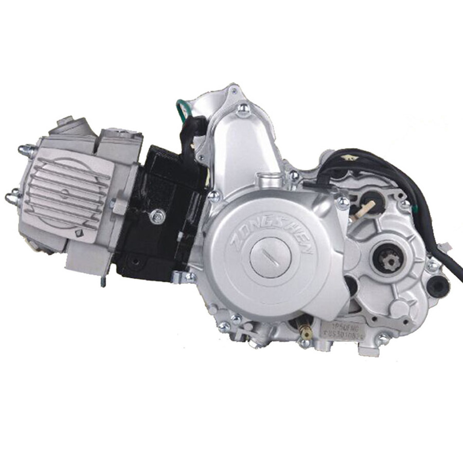 Zongshen 110cc ATV engine 3+1 reverse gear Semi automatic Electric and Kick Start for ATV go kart using