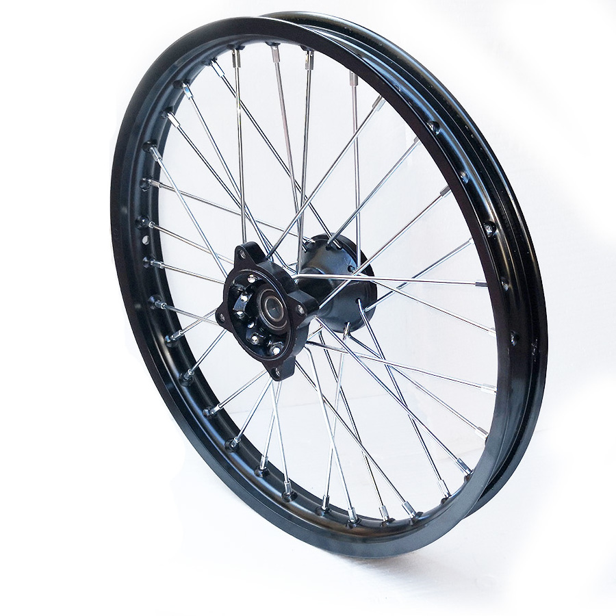 pit bike aluminum alloy Front wheel rim with Aluminum Alloy hub 17 inch 1.4-17 17mm Axle