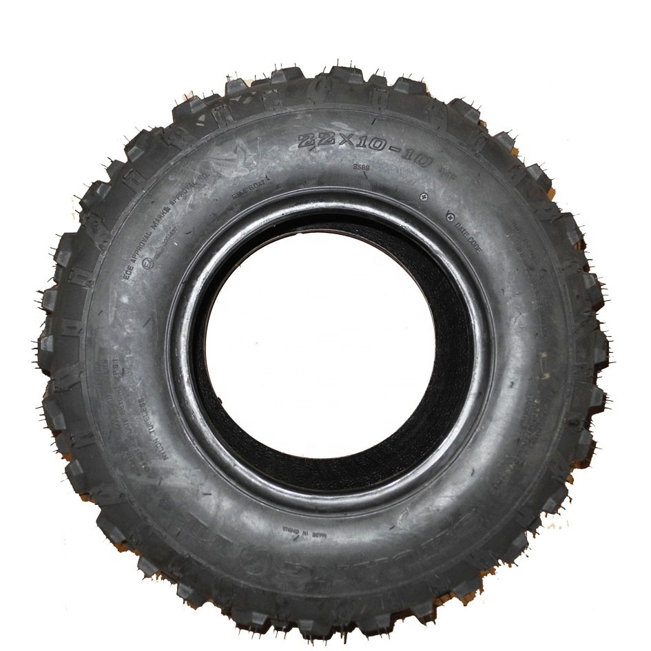 China Cheap ATV tyre 22x10-10 Tubeless tyre for 150cc 200cc 250cc 300cc ATV Rear wheel