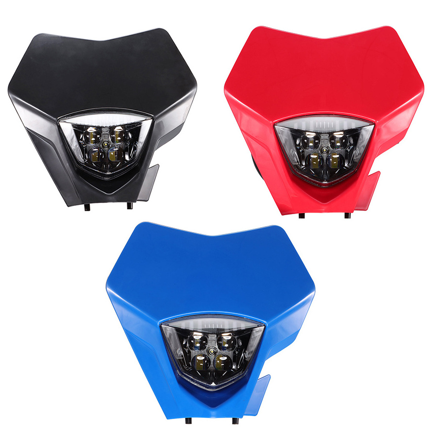 Universal Motorcycle Led Headlight Fairing Head Lamp For TTR230 YZ250F YZ450F WR450F WR250R Most Dirt Pit Bike Supermoto