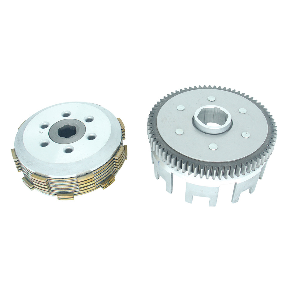 70T Motorcycle Engine Clutch 6 Column Enhanced 7pcs Friction Disc for Zongshen Loncin Lifan Bashan CB250 250cc engine