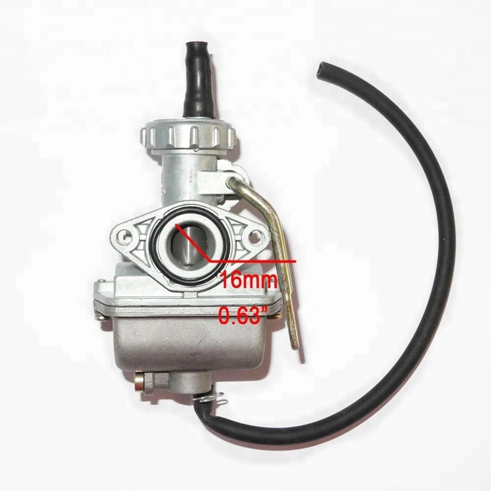 PZ16 Carb Carburetor Manual Choke for Kazuma,Sunl,Taotao,kangdi,50cc ATV,Dirt bike Go kart.