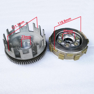 70T Motorcycle Engine Clutch 6 Column Enhanced 7pcs Friction Disc for Zongshen Loncin Lifan Bashan CB250 250cc engine