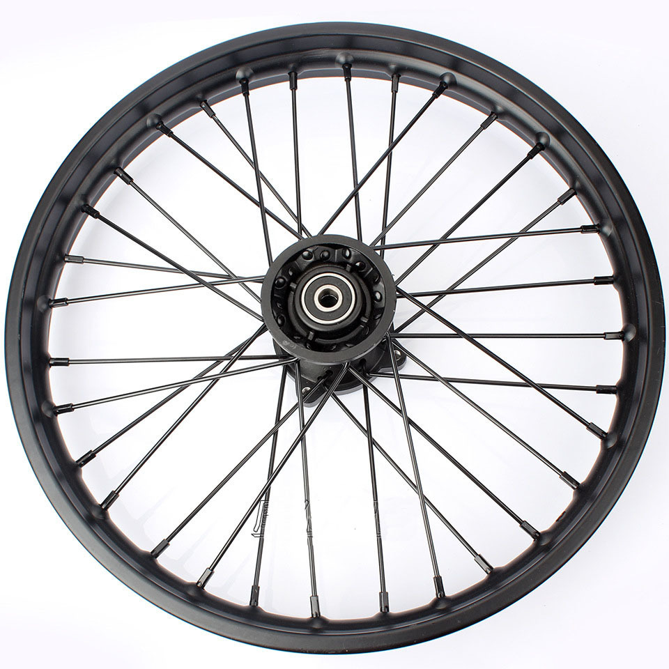 pit bike aluminum alloy Front wheel rim with Aluminum Alloy hub 17 inch 1.4-17 17mm Axle