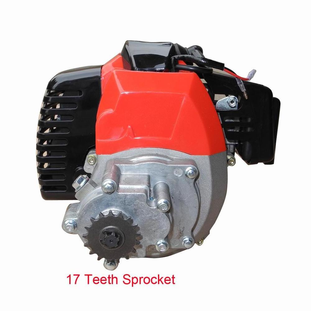 1E44-5 2 Stroke 49CC Engine Pull Start 15MM Carburetor Mini Moto Pocket ATV Quad Buggy Dirt Pit Bike Chopper Gas Scooter