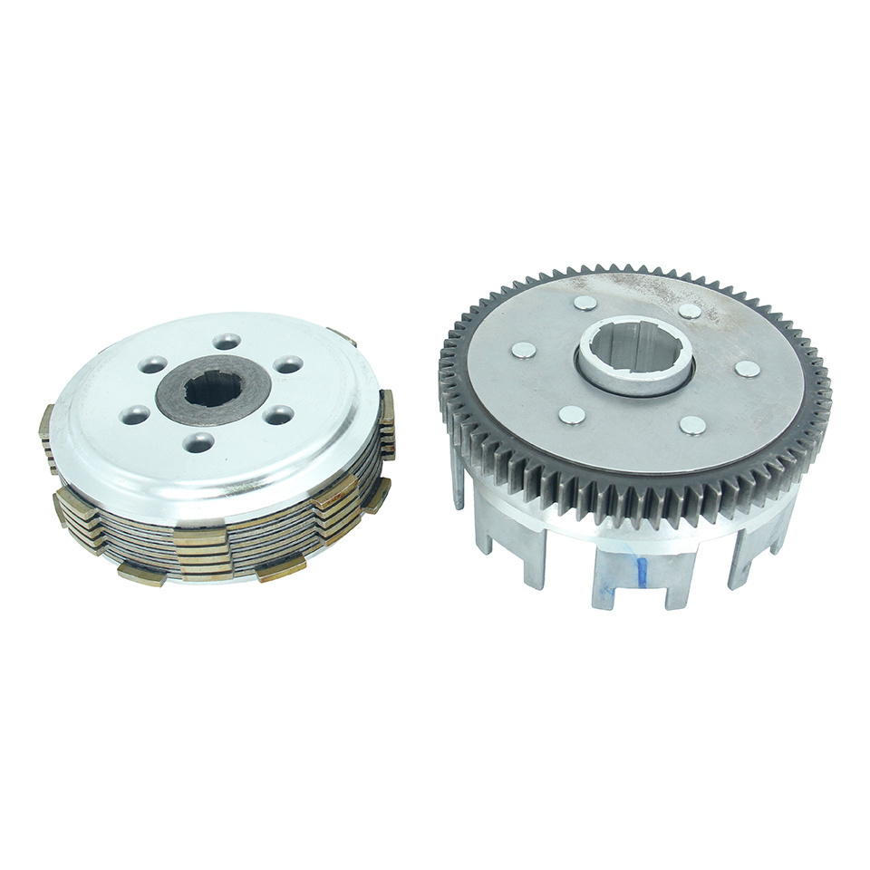 70T Motorcycle Engine Clutch 6 Column Enhanced 6pcs Friction Disc for Zongshen Loncin Lifan Bashan CG200 CB200 engine