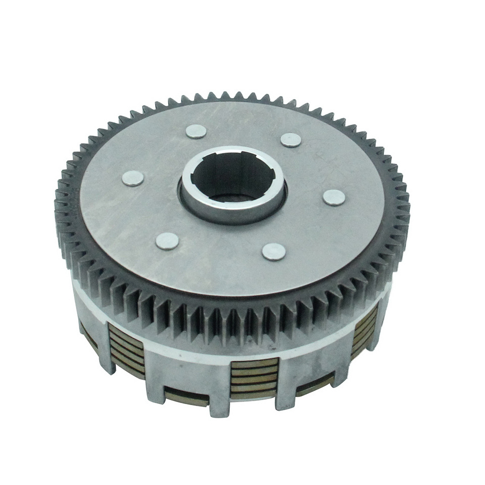 70T Motorcycle Engine Clutch 6 Column Enhanced 6pcs Friction Disc for Zongshen Loncin Lifan Bashan CG200 CB200 engine