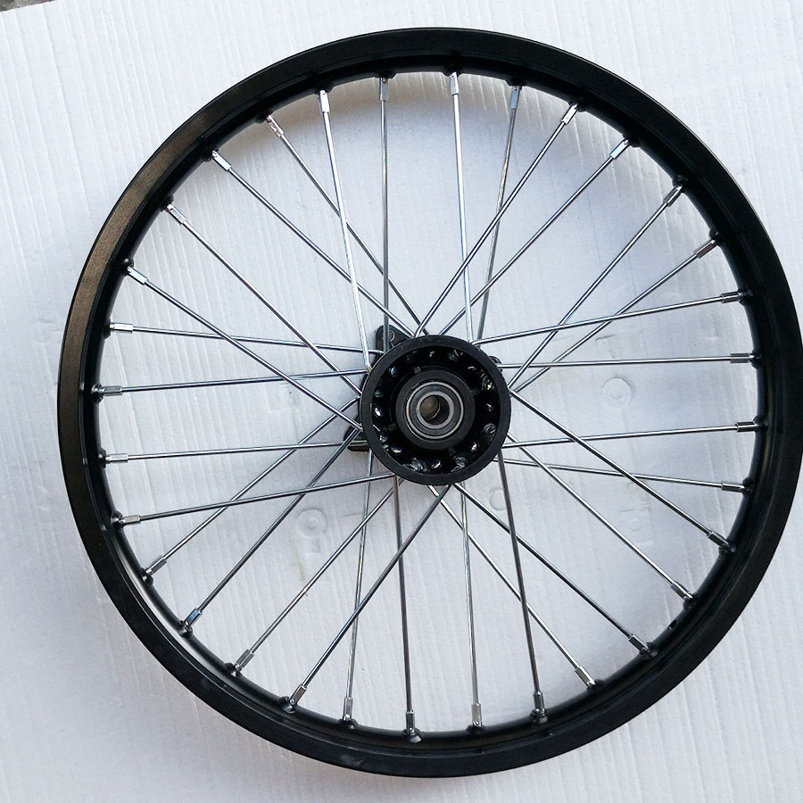 pit bike aluminum alloy Front wheel rim with Aluminum Alloy hub 17 inch 1.4-17 17mm Axle