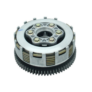 70T Motorcycle Engine Clutch 6 Column Enhanced 6pcs Friction Disc for Zongshen Loncin Lifan Bashan CG200 CB200 engine