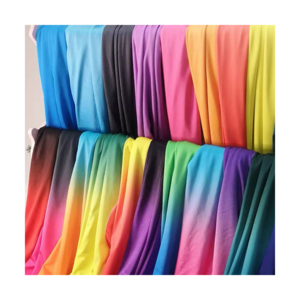 Factory New Arrival Good Price Color Change Stretch Ombre Gradient Knit Lycra Fabric Wholesale