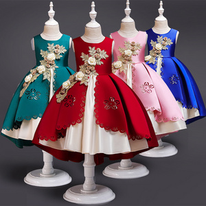 2023 new princess dress girl dress style first birthday evening dress