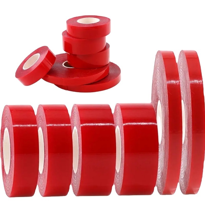 Red Nano Tape 0.2MM 1mm Thickness Acrylic Double Side Transparent Nano Tape Candy Wrapping