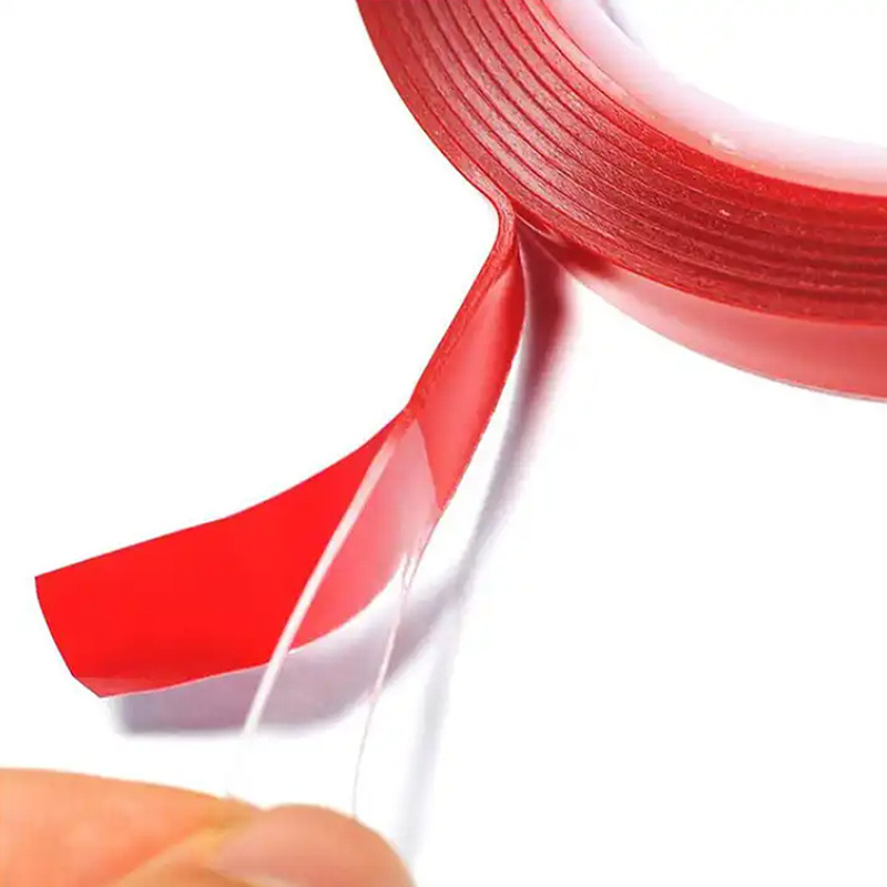 Red Nano Tape 0.2MM 1mm Thickness Acrylic Double Side Transparent Nano Tape Candy Wrapping