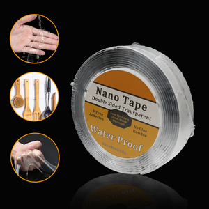 Custom Size Double Sided Nano Tape Reusable Silicone Adhesive 2mm Acrylic Foam Waterproof Greenhouse Masking Pressure Sensitive