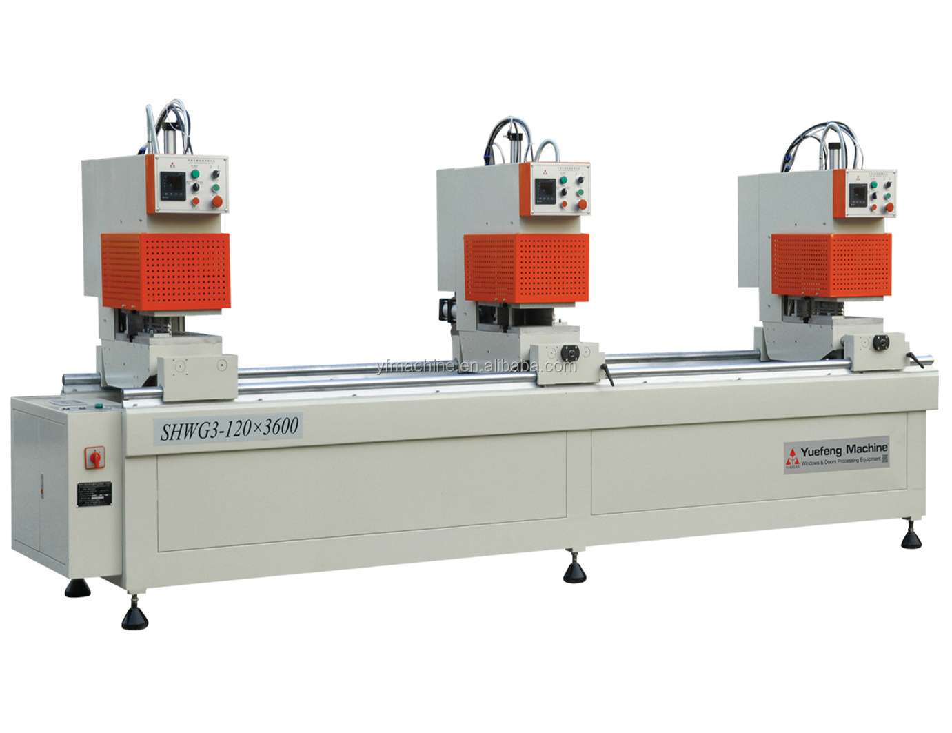 Both Side Seamless Three Head Welding Machine Used Upvc Window Machinery For Sale