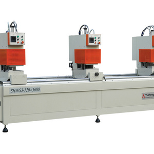 Both Side Seamless Three Head Welding Machine Used Upvc Window Machinery For Sale