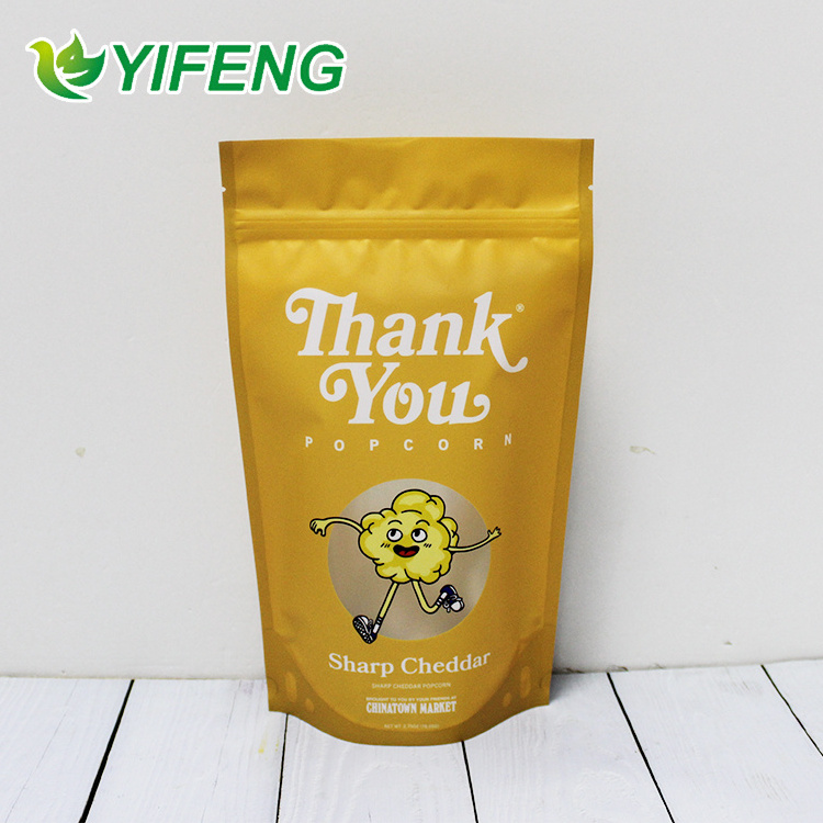 Zip Lock Frosted Plastic Packaging Custom Logo 500g 1kg 5kg 10kg Or Tear Strip Foil Printed Ziplock Bag Food Grade