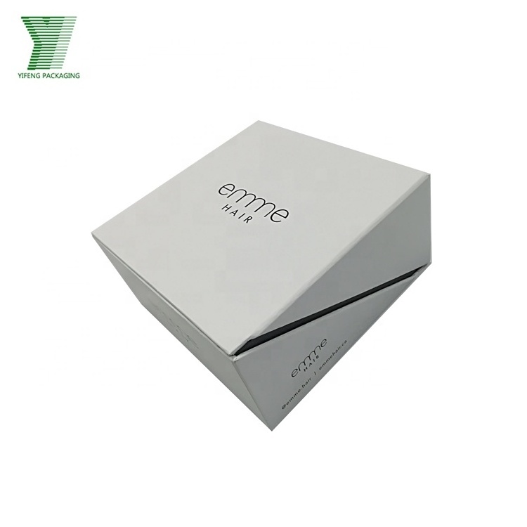 Yifeng Customized Paper Box Magnetic Hinged Rigid Cardboard Luxury Shirt Apparel Gift Box with Transparent Lid